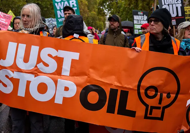 Just Stop Oil protestors in London