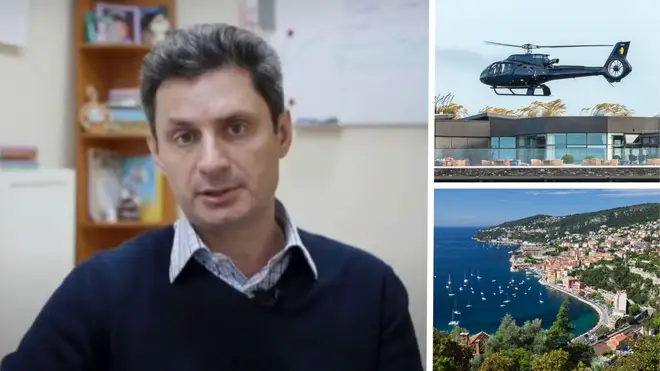 Vyacheslav Taran, 53, died after his helicopter crashed on the Cote d'Azur