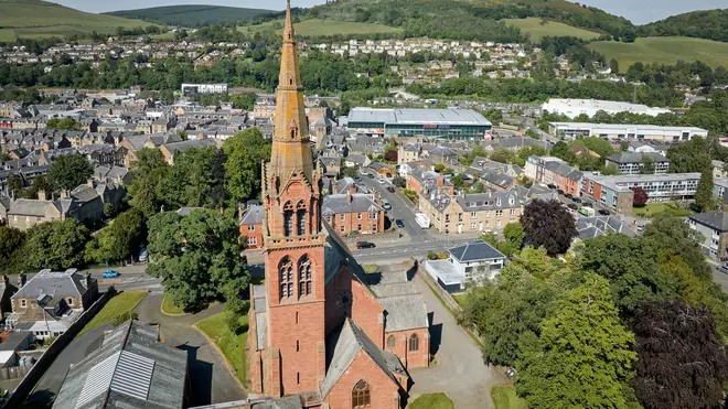 Galashiels in the Scottish Borders is second in this year's list