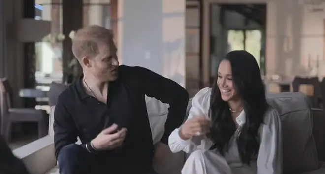 Harry and Meghan in the Netflix documentary