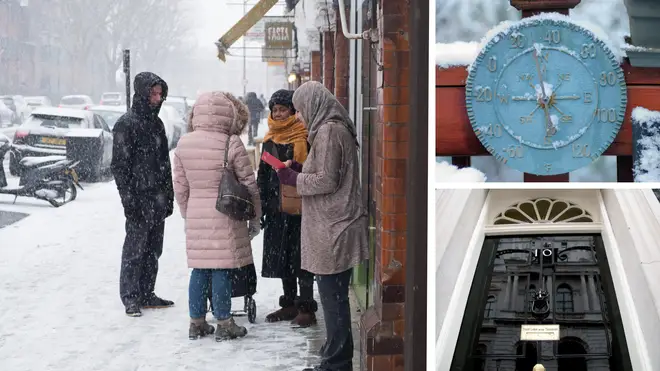 Arctic blast swarms UK as temperatures drop to -10C.