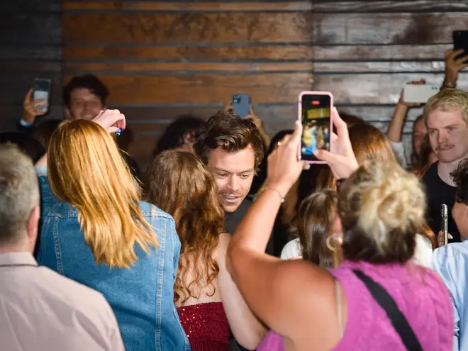 Harry Styles, pictured here being mobbed by fans in LA, is due to perform in Curtiba tomorrow