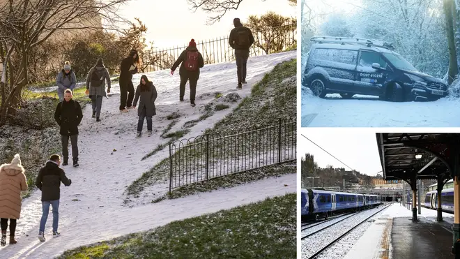 Snow and ice alerts have been extended to several parts of England
