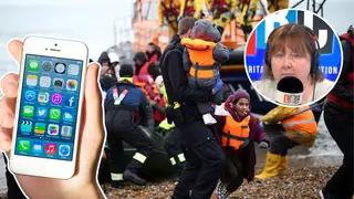 smart phone refugees