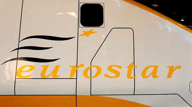 Eurostar name on train