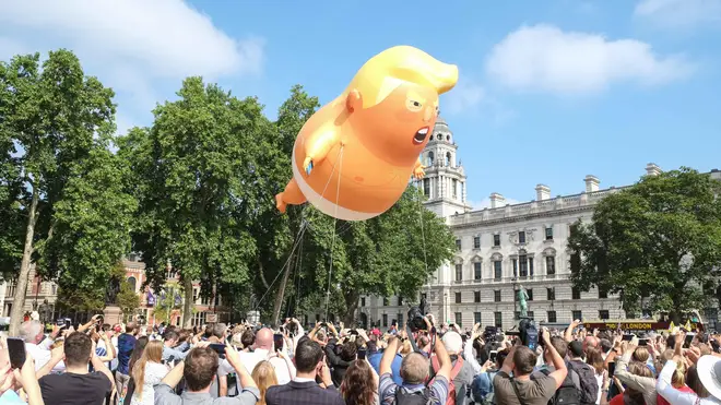 This week will see the return of the Trump baby balloon