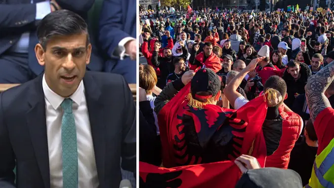 Rishi Sunak announced a five-point plan on tackling illegal migration, including a clampdown on Albanians