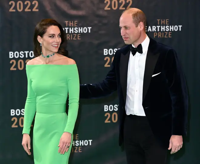 William and Kate at their Earthshot prize earlier this month