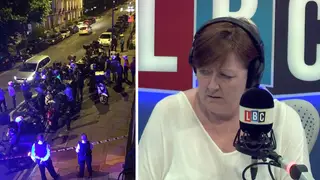 Moped attack scene/Shelagh Fogarty