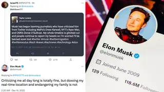 Elon Musk suspended the Twitter accounts of several prominent journalists