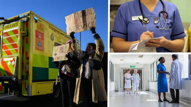 Hospitals are being told to clear beds ahead of the ambulance strike
