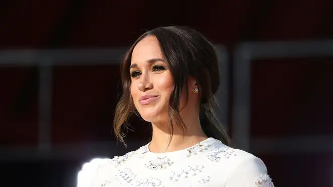 Meghan Markle is referred to by Clarkson as "A Woman Talking B*****ks"