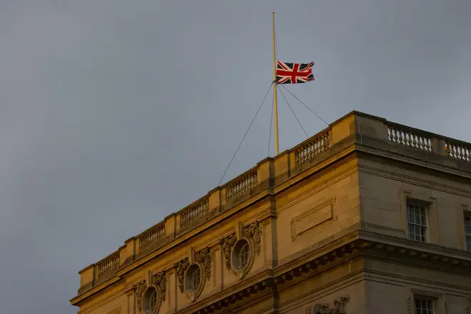Queen Elizabeth II's lying-in-state in London Westminster Hall