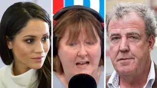 ‘I’m done with you’ says Shelagh Fogarty after man says Jeremy Clarkson’s column on Meghan Markle ‘wasn’t violent’