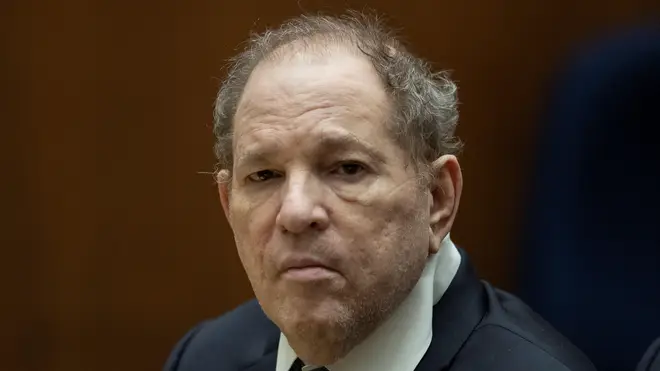 Harvey Weinstein during the trial
