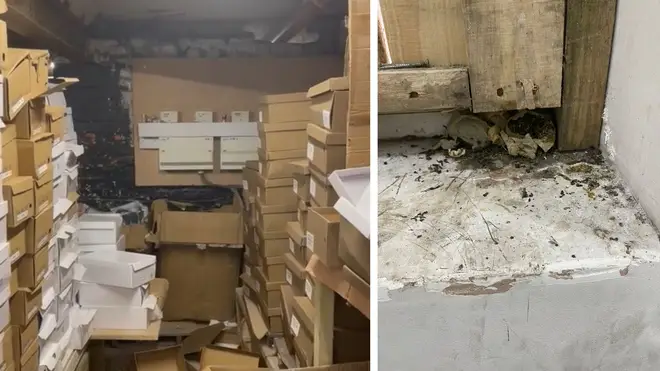 50 customers found trapped inside a rat infested shop have been freed by Manchester Police after “volatile staff” locked them inside the excrement-filled building.