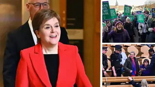 The controversal Gender Recognition Reform Bill has been passed overwhelmingly by MSPs..