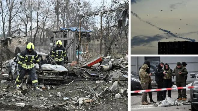 Russian missile strikes battered Ukraine including in major cities like Kyiv, Kharkiv and Lviv