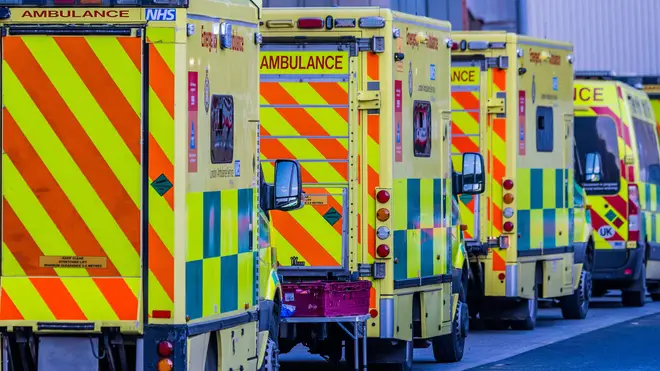 Ambulances have queued for hours to drop patients off at A&Es across the country