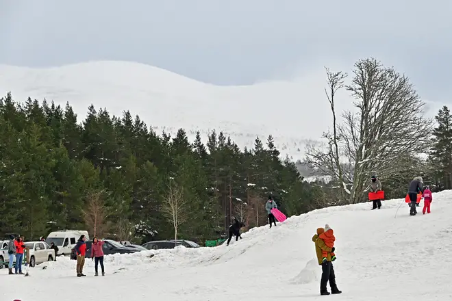 Snow Grips Cairngorms National Park in Scotland