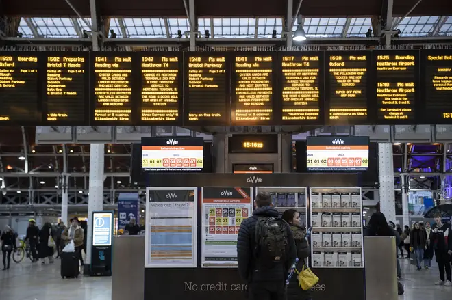 Rail workers are striking over a pay and conditions dispute