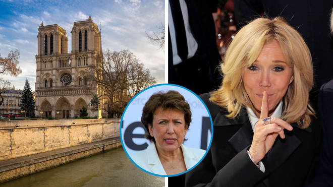 Brigitte Macron showed the French culture minister a design resembling a “phallus with golden balls”