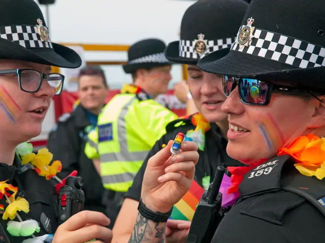 Police at Brighton Pride (stock image)