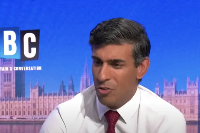 Rishi Sunak told Andrew Marr last year 'of course' he and his family use the NHS