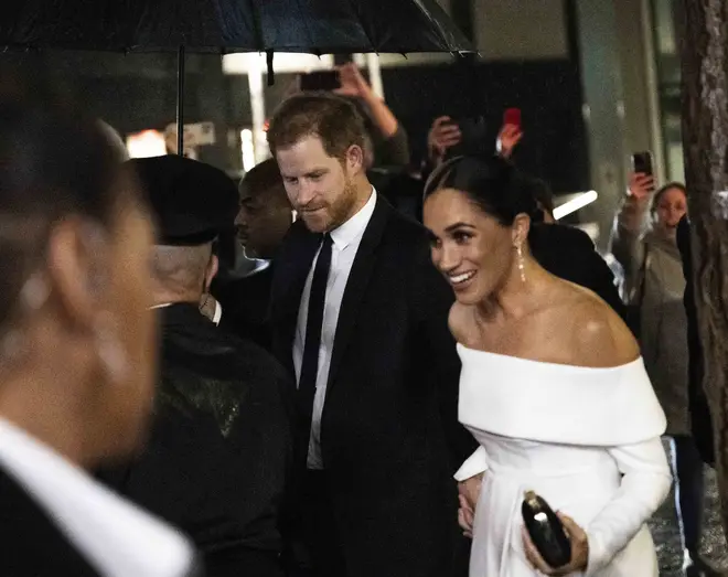 Harry and Meghan at the Ripple of Hope Award Gala in New York in December