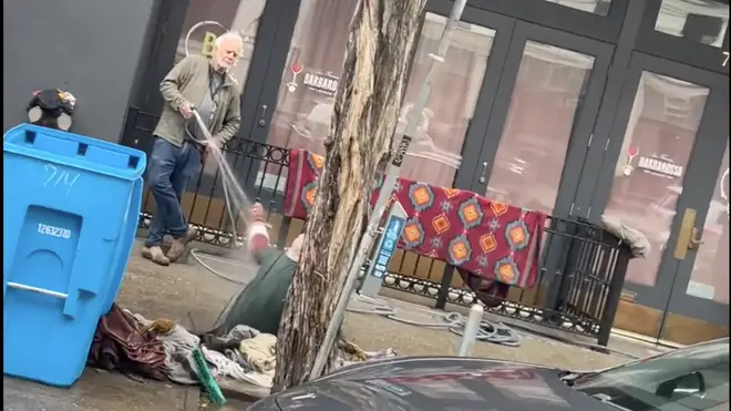 SF gallery owner sprays homeless woman