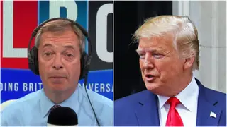 Nigel Farage met with US President Donald Trump earlier today.