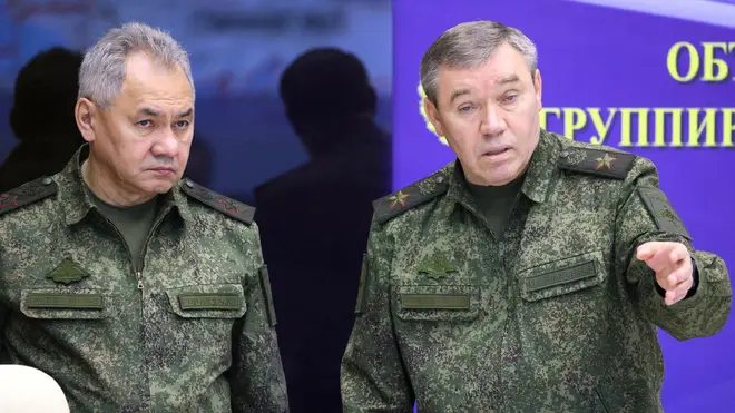 Gerasimov (right) has replaced 'General Armageddon'