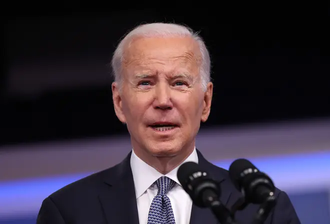 The documents are from Mr Biden's time as Vice President