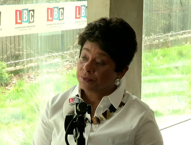Baroness Lawrence speaking on LBC this morning