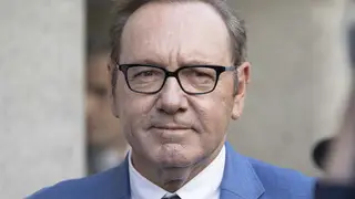Kevin Spacey after a court appearance in July 2022