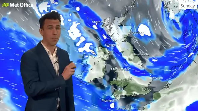 Snow is expected to hit the UK from next week.