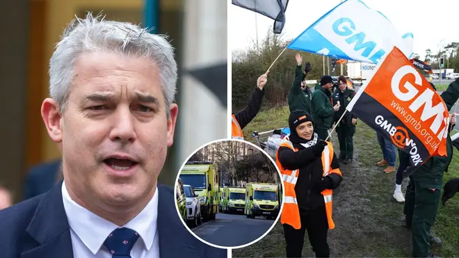 Steve Barclay has written to the GMB setting out why minimum service levels needed to be set into law