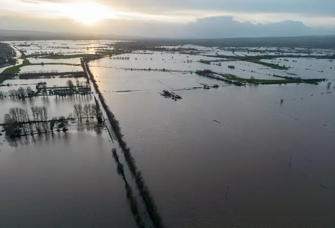 Flooding in the Somerset Levels