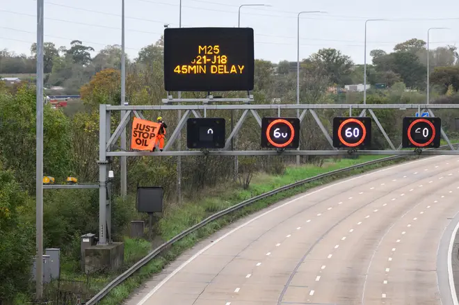 Just Stop Oil blocked the M25 several times in November