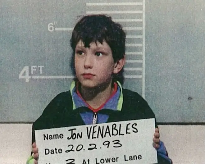Jon Venables' mugshot, aged 10