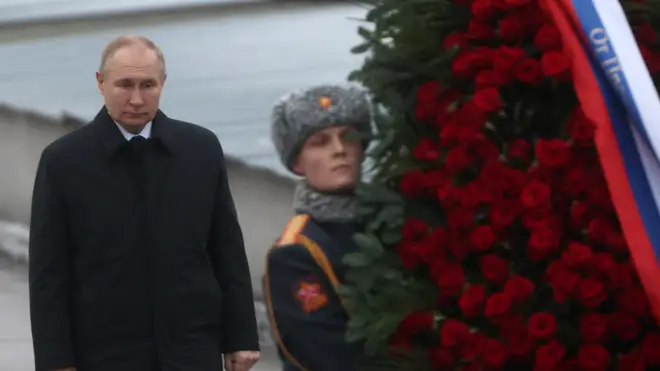 Putin was marking the breaking of the siege of Leningrad