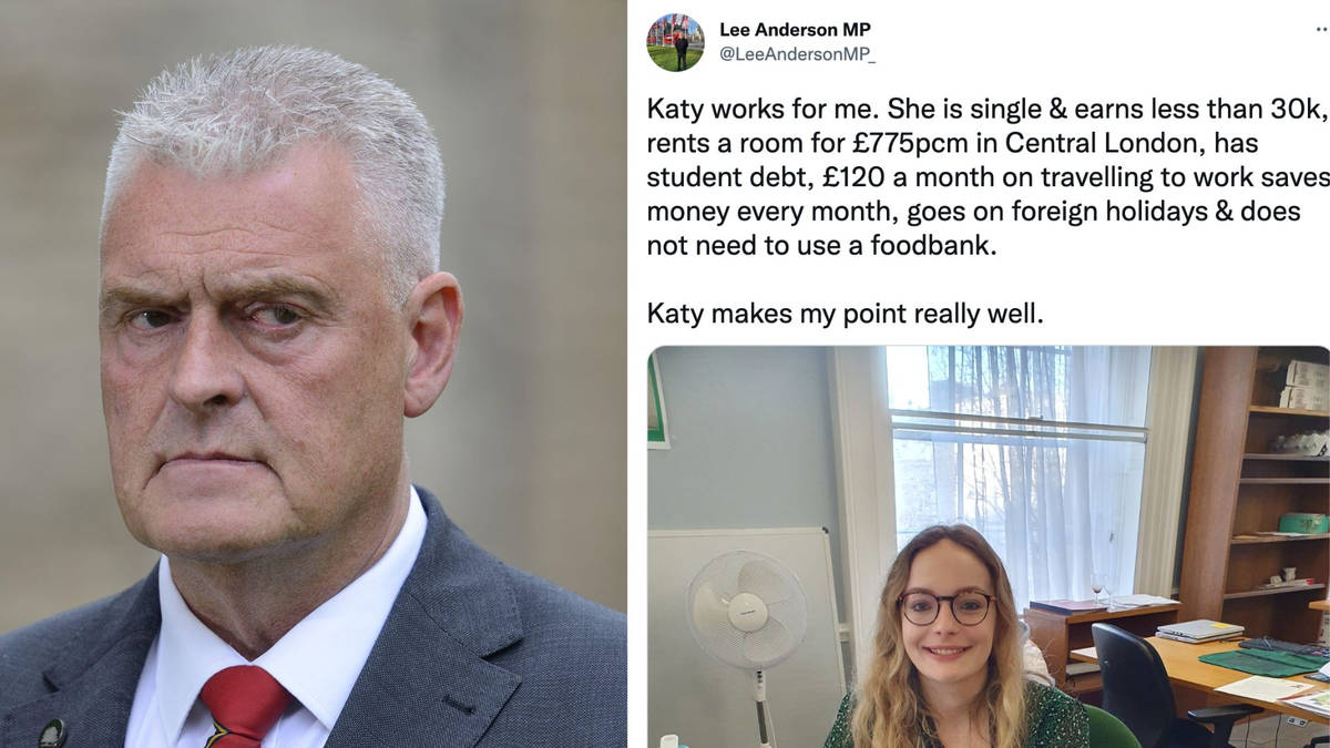 Anger after Tory MP uses own staffer to show it's possible to live off  £30k, go on... - LBC