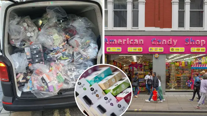 £107k worth of goods seized from US-style candy stores on London's Oxford Street