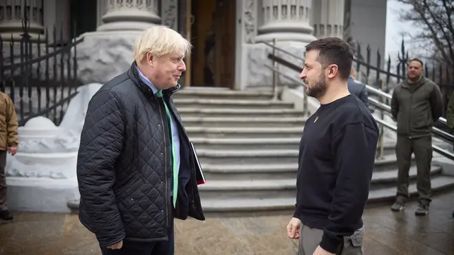 Boris Johnson visited Kyiv at Zelensky's invitation, the ex-PM said