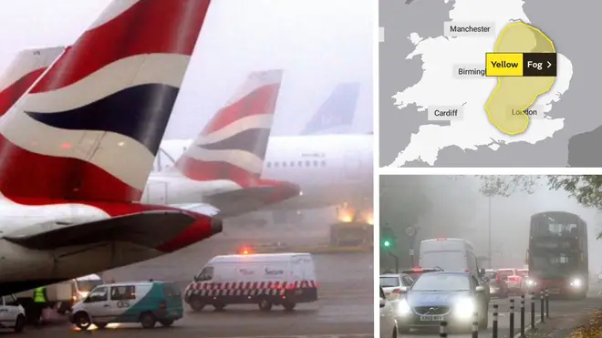 Freezing fog has sparked mass flight cancellations
