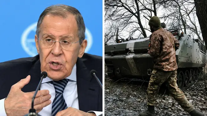 Sergei Lavrov said the Ukraine war was no longer a 'hybrid' one