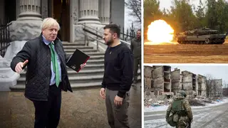 Boris Johnson says Ukraine needs to be given tanks to accelerate its "inevitable" victory