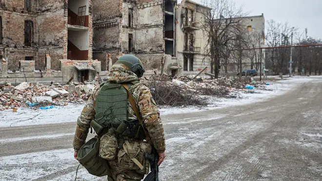 Boris Johnson hopes tanks will speed up Ukraine's victory, with the war devastating areas like Bucha and Soledar