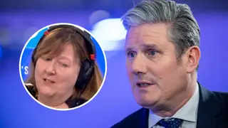 Caller praises ‘statesman-like’ Keir Starmer after Davos forum and will vote for him in next election