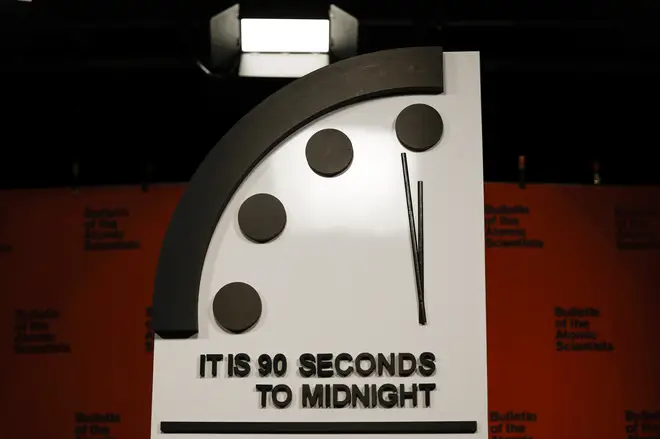 The Doomsday Clock is at 90 seconds to midnight